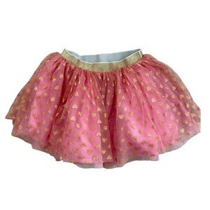 Hanna Andersson Girls Pink Gold Sparkle Halloween Tutu Ballerina Princess Sz 4